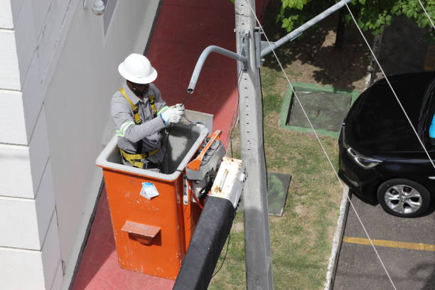 Installation of community street lighting