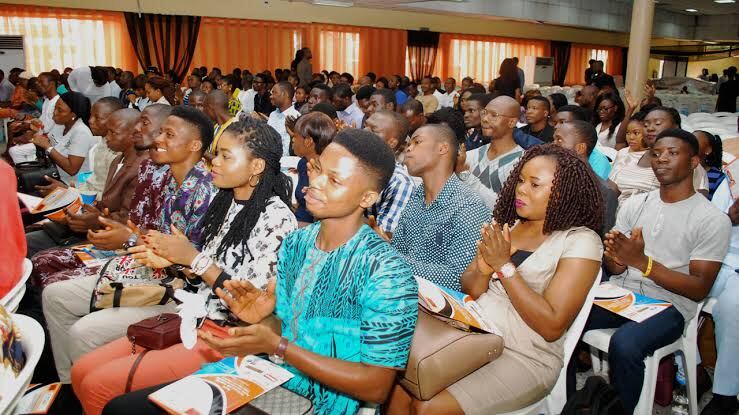 Youth gathering at an empowerment event
